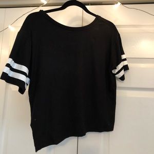 Boathouse - cropped black top (size M)
